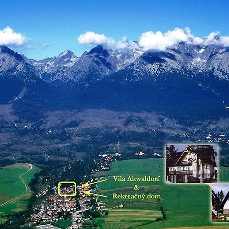 Willa Rekreacny dom Altwaldorf Vysoke Tatry Stará Lesná Zewnętrze zdjęcie